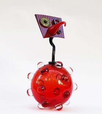 Bubble - Sculpture en verre