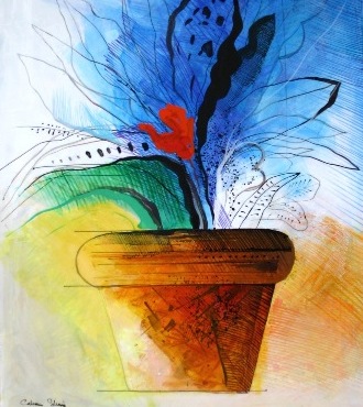 I feel so good - 100 x 80 cm - Laque sur aluminium