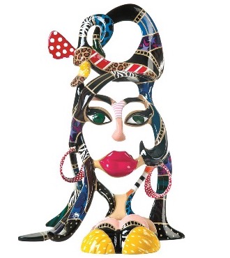 Amy Winehouse - 65 x 46 x 46 cm - Sculpture en bronze
