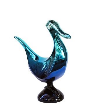 Canard - 43 x 35 cm – Bronze poli miroir