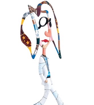 John Lennon - 82 x 37 cm – Sculpture en aluminium