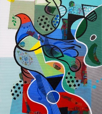 Les liens de l'esprit - 60 x 80 cm - Acrylique sur toile