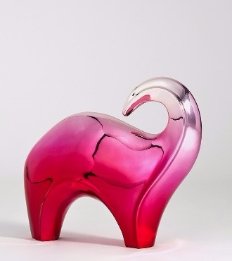 Mammouth - 35 x 42 cm – Bronze poli miroir
