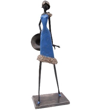 Marie-Claire - 40 cm - Sculpture en bronze