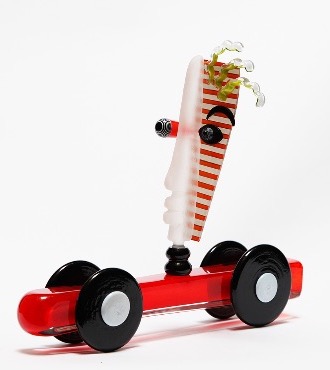 Speedy - Sculpture en verre - 36 x 42 cm
