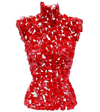 Buste #6 - Sculpture en acier – 55 x 35 x 20 cm