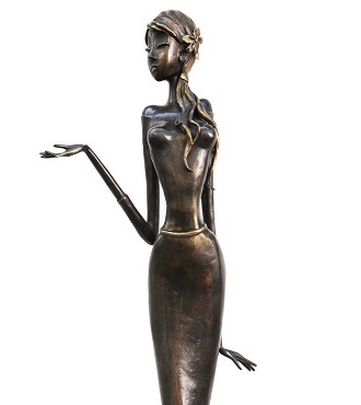 Cassie - 106 cm - Sculpture en bronze, pièce unique