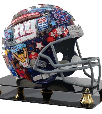 Casque Giants - 32 x 22 x 25 cm - Oeuvre originale 3D