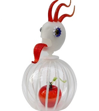 Le Gardien - Sculpture en verre - 50 cm