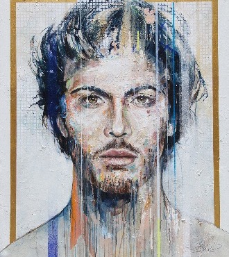 Noé - 100 x 120 cm - Technique mixte sur toile