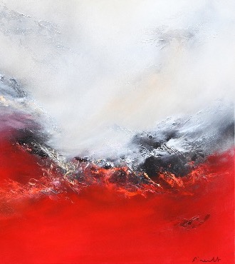 Paysage 5 - 80 x 80 cm - Huile sur toile