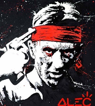 De Niro Icon (The Deer Hunter) - 140 x 132 cm - Technique mixte sur toile
