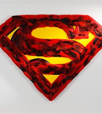 Krypton - 100 x 70 cm - Plumes et dessin