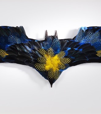 Gotham - 120 x 80 cm - Plumes et dessin