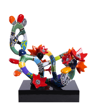 Cactus Fantasy - 73 x 67 x 67 cm - Sculpture en aluminium
