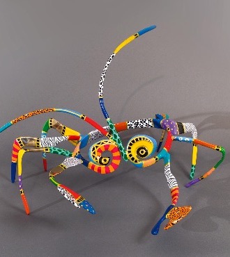 Cancer - 48 x 64 x 60 cm - Sculpture en bronze