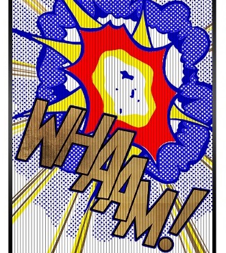 Whaam ! - Kinetic Pop art - 150 x 100 cm
