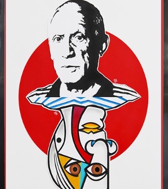 Picasso - 60 x 80 cm - Technique Mixte
