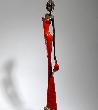 Gladys - 98 cm - Sculpture en bronze