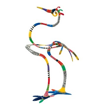 Eden bird - 160 x 70 cm - Sculpture en bronze
