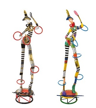 Jongleur - 155 x 47 x 35 cm - Sculpture en bronze