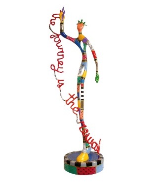 The winner - 145 x 47 x 35 cm - Sculpture en bronze