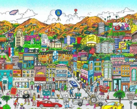 You are going to Hollywood - 74 x 39 cm - Sérigraphie 3D