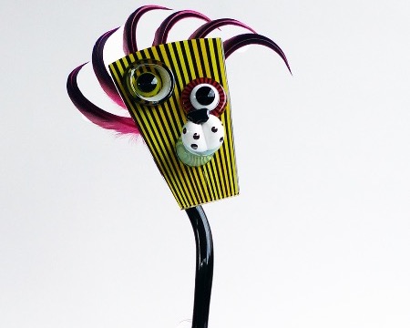 Bubble dog - Sculpture en verre - H 60 cm