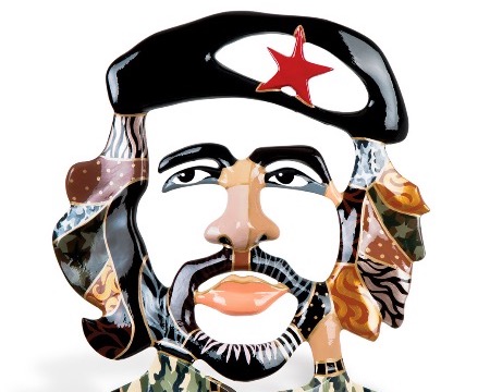 Che Guevara - 60 x 55 x 32 cm – Sculpture en bronze
