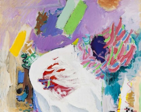 Seated woman - 130 x 130 cm - Technique mixte sur toile