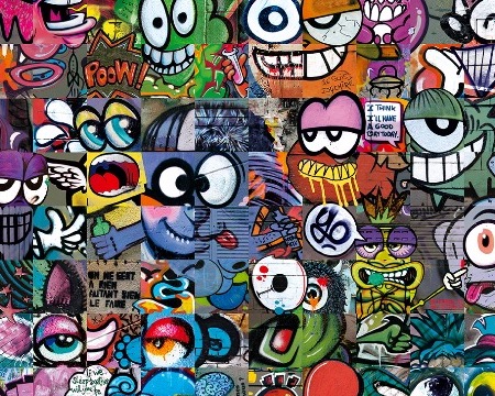 Les bestioles - 100 x 100 cm - Photographie sur aluminium