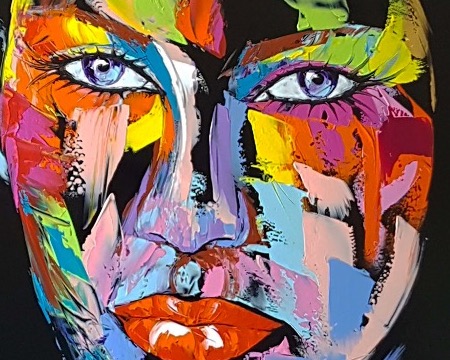 Vera - 80 x 60 cm - Acrylique sur aluminium