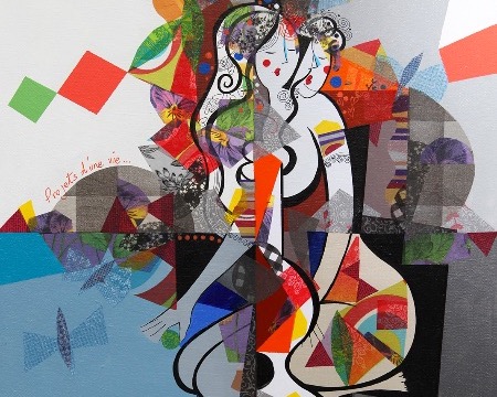 Projets d'une vie - 50 x 60 cm - Acrylique sur toile