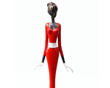 Nelle - 172 cm - Sculpture en bronze, piéce unique
