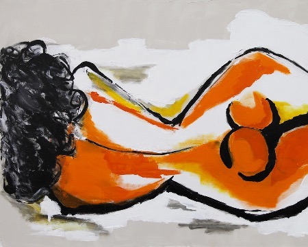 Jo - 100 x 65 cm - Technique mixte sur toile