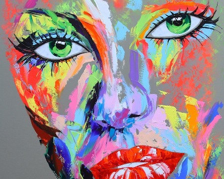 Kristina - 130 x 97 cm - Acrylique sur aluminium