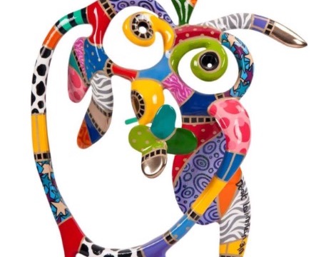Owl - 72 x 40 x 22 cm - Sculpture en bronze