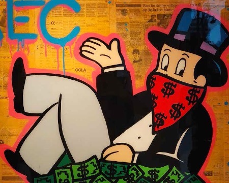 Alec With Bandana - 91 x 70 cm - Technique mixte sur toile