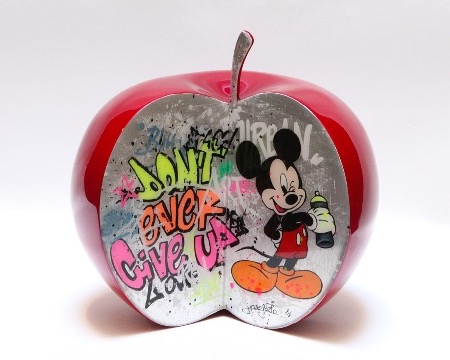 Mickey's graffiti - 23 cm - Sculpture en céramique