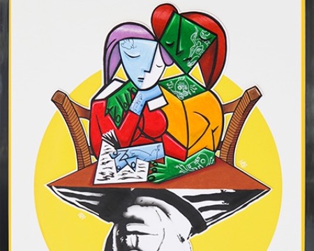 Picasso - 60 x 80 cm - Technique Mixte