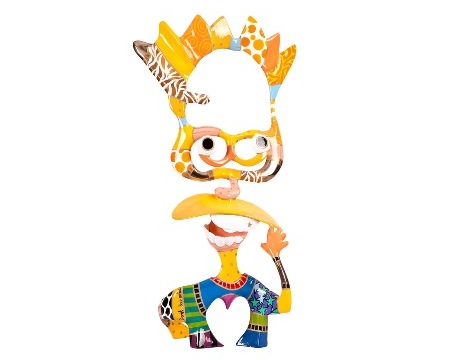Bart Simpson - 80 x 47 x 33 cm - Sculpture en bronze