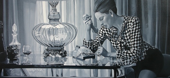 Vision orientaliste - 100 x 65 cm - Huile sur toile