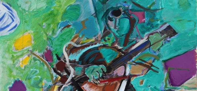 Sans titre n°4 - 152 x 152 cm - Technique mixte sur toile