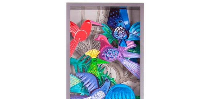 Exotic garden - 224 x 50 x 17 cm - Box 3D