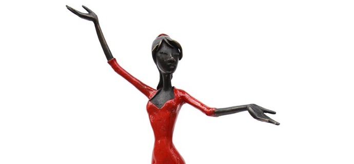Marina - 47 cm - Sculpture en bronze, pièce unique
