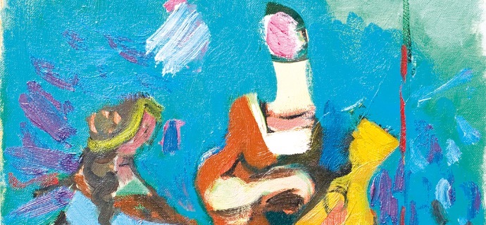Sans titre n°5 - 33 x 42 cm - Technique mixte sur toile