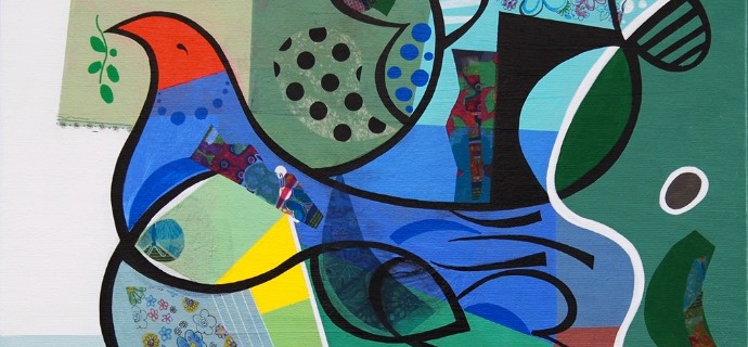 Les liens de l'esprit - 60 x 80 cm - Acrylique sur toile