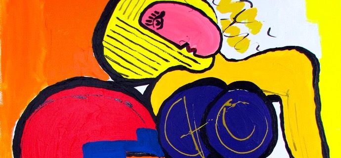 Généreuse - 116 x 89 cm - Technique mixte sur toile
