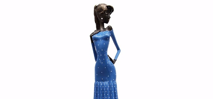Brenda - 95 cm - Sculpture en bronze