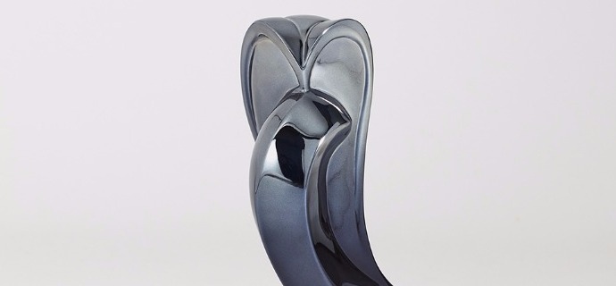 Chouette - 31 x 17 cm – Bronze poli miroir